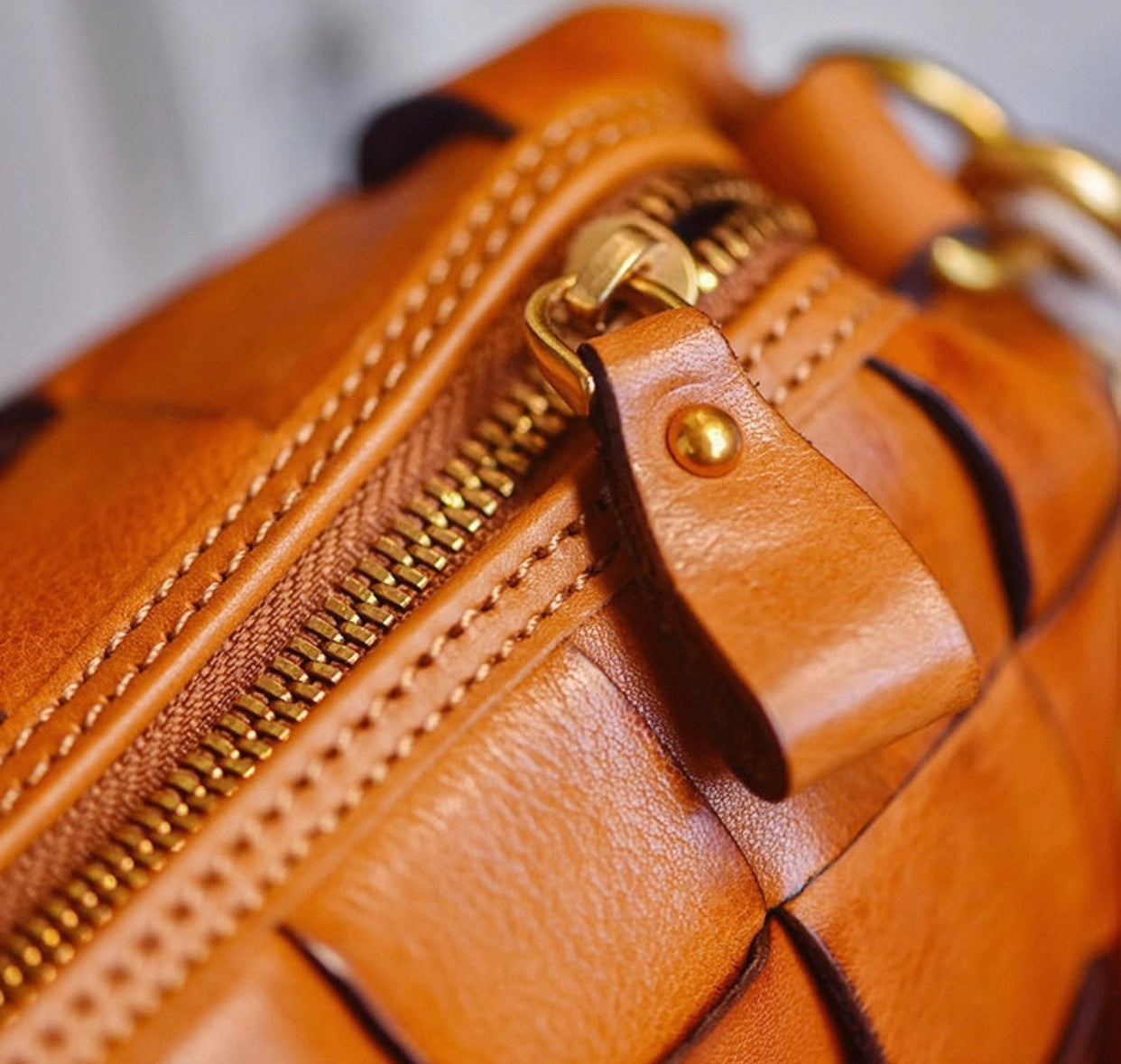 Vintage shoulder strap shoulder bag cowhide large capacity women's bag