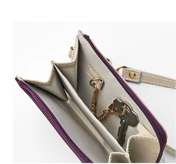 Creative cat card holder coin purse stretchable bus card holder key storage bag