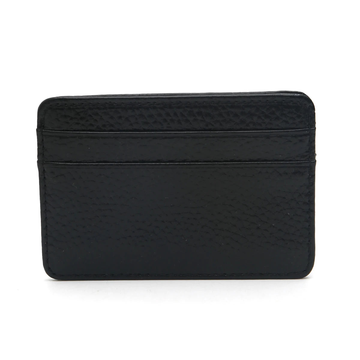 Luxury Metallic PU Vegan Leather Contrast Color RFID Thin Short Wallet Card holders
