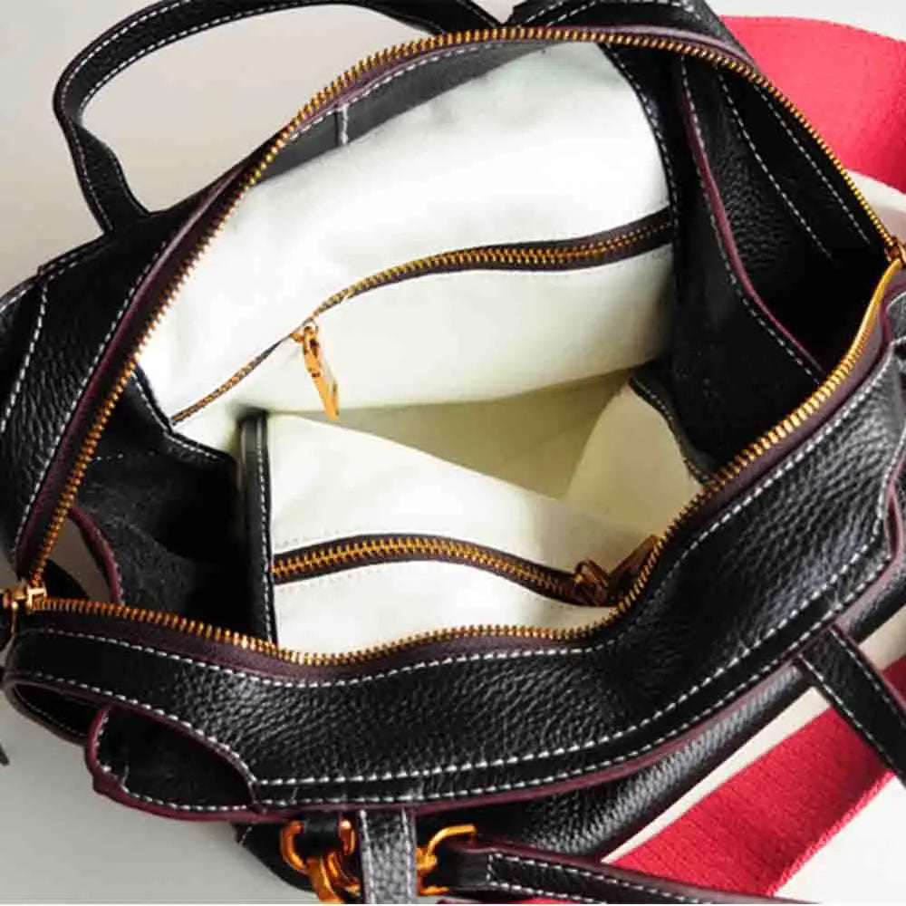 Soft Leather Handbag for Women Shoulder Tote Luxury Crossbody Tote Bag