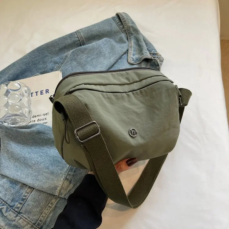 Multi-Layer Crossbody Bag Casual Versatile Cloth Bag