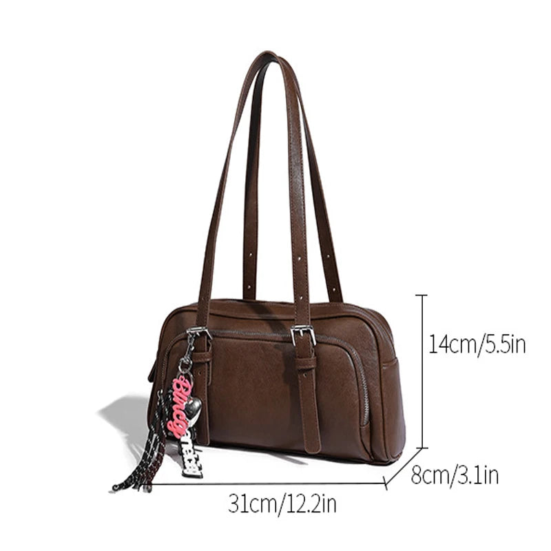 2025 New High-end Retro Niche Armpit Bag Commuting Versatile Large-capacity Portable Shoulder Bag