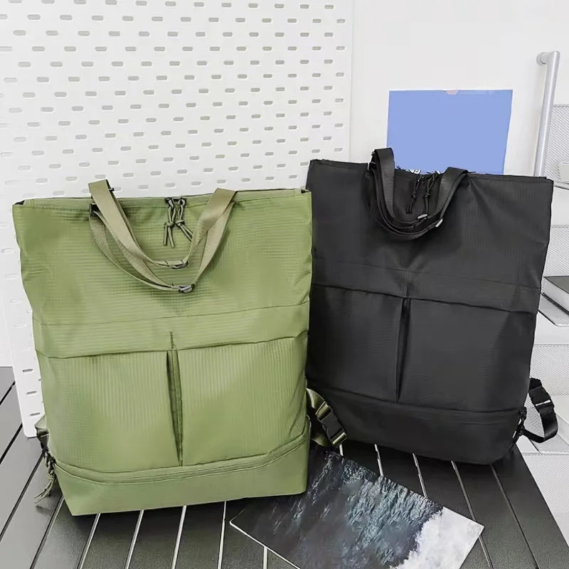 Unisex Large Capacity Nylon Backpack Men Waterproof Sports Bag Women Casual Travel
