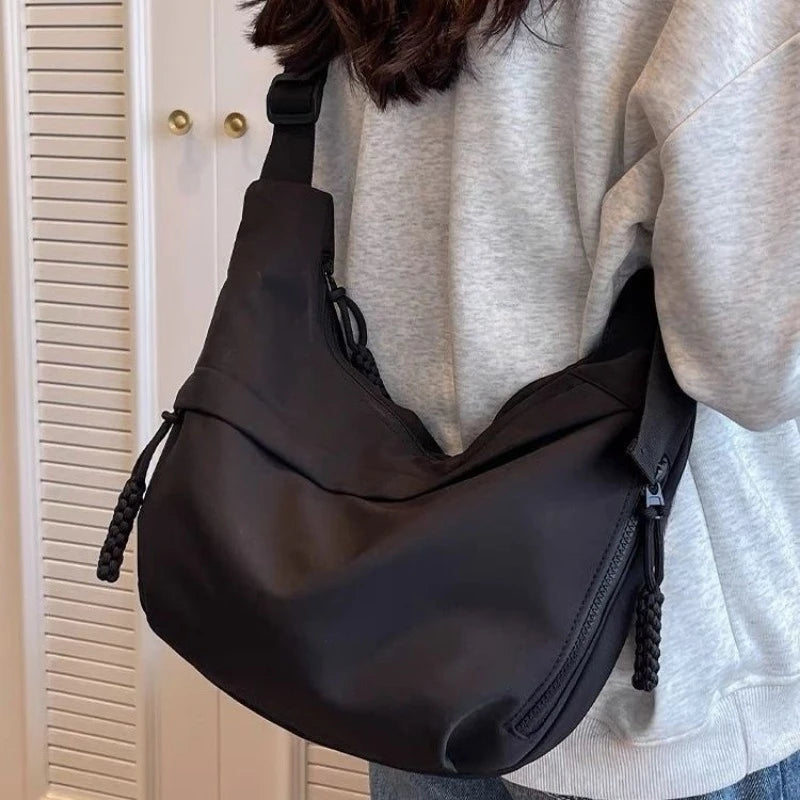 Fashion High Capacity Solid Color Single Shoulder Totes Bag