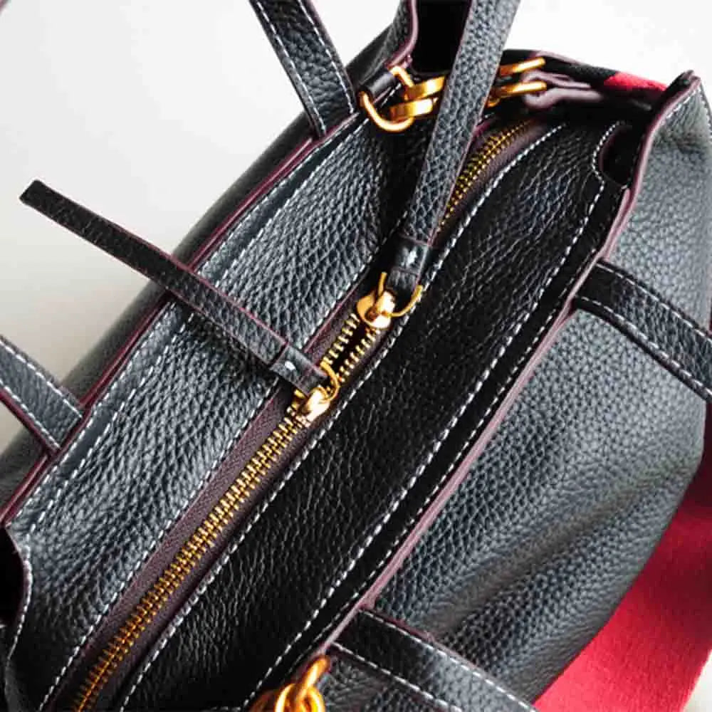 Soft Leather Handbag for Women Shoulder Tote Luxury Crossbody Tote Bag
