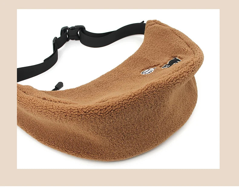 Good Day Women's Bag Plush Winter Shoulder Crossbody Fashion Trend Lightweight Bags