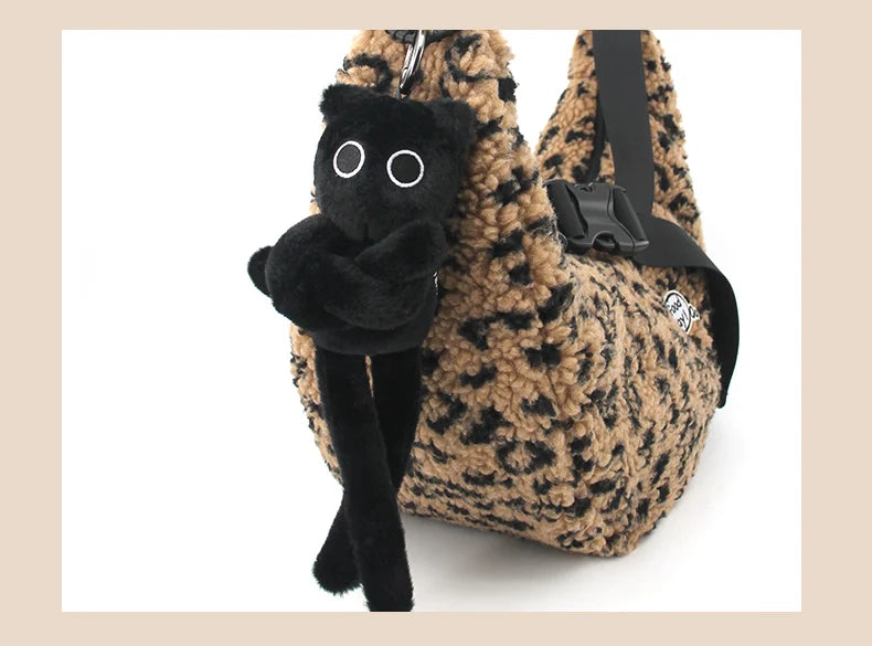Good Day Women's Bag Plush Winter Shoulder Crossbody Fashion Trend Lightweight Bags