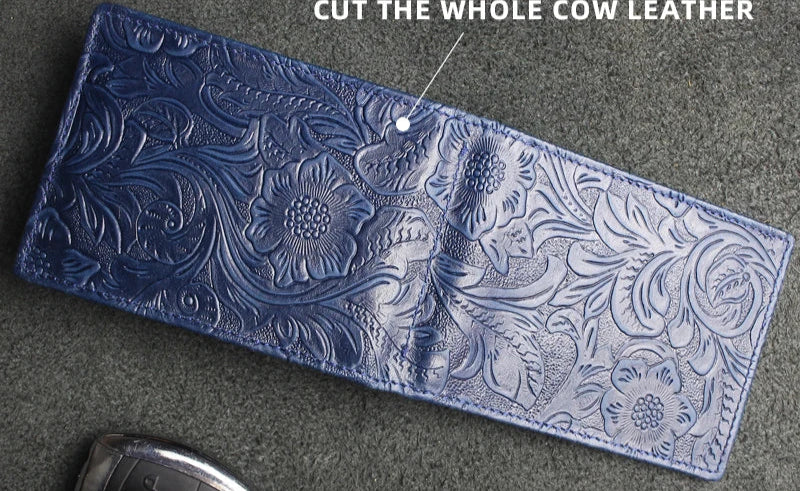 Handmade Genuine Leather Card Wallet Driver License Holder Credit Card Small Wallets Card Pocket