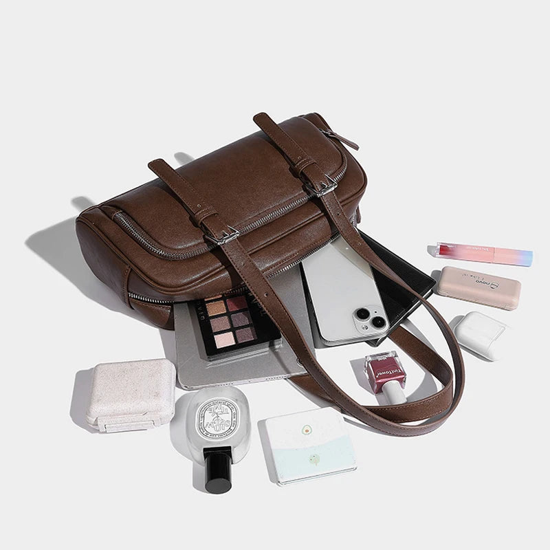 2025 New High-end Retro Niche Armpit Bag Commuting Versatile Large-capacity Portable Shoulder Bag