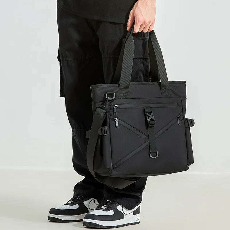 Cool Work Clothing Shoulder Bag Student Tutorial Bag Commuter Shoulder Crossbody Bag