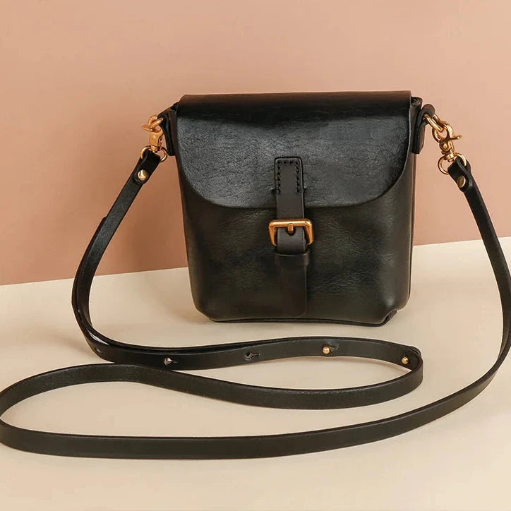 Leather Vintage Crossbody Women's Mobile Phone Messenger Bag