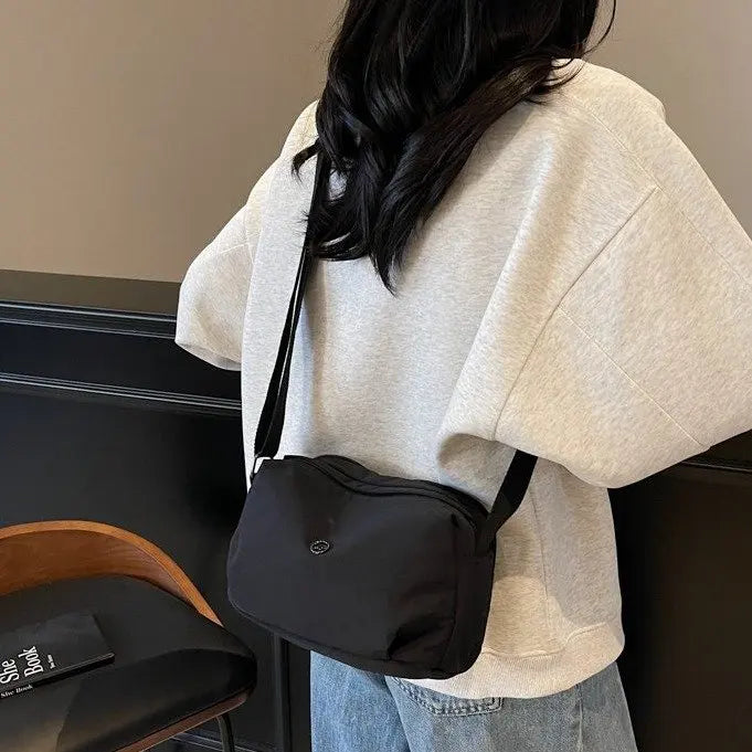 Multi-Layer Crossbody Bag Casual Versatile Cloth Bag