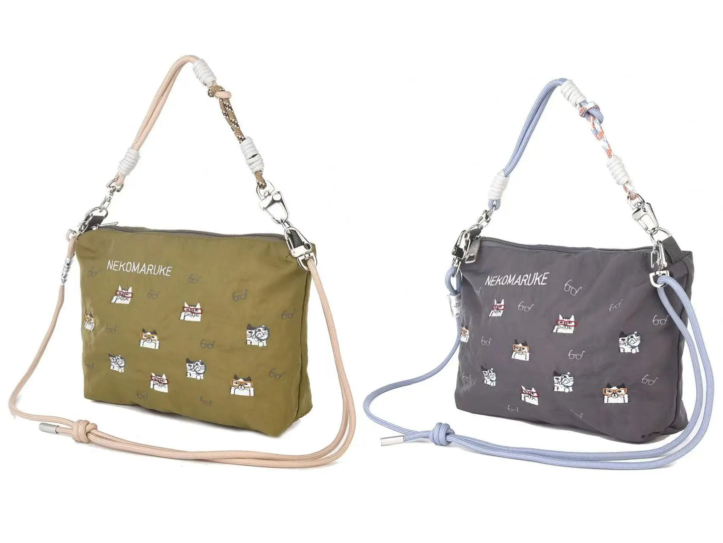 Embroidery Animals Crossbody Bag Handbag two strap
