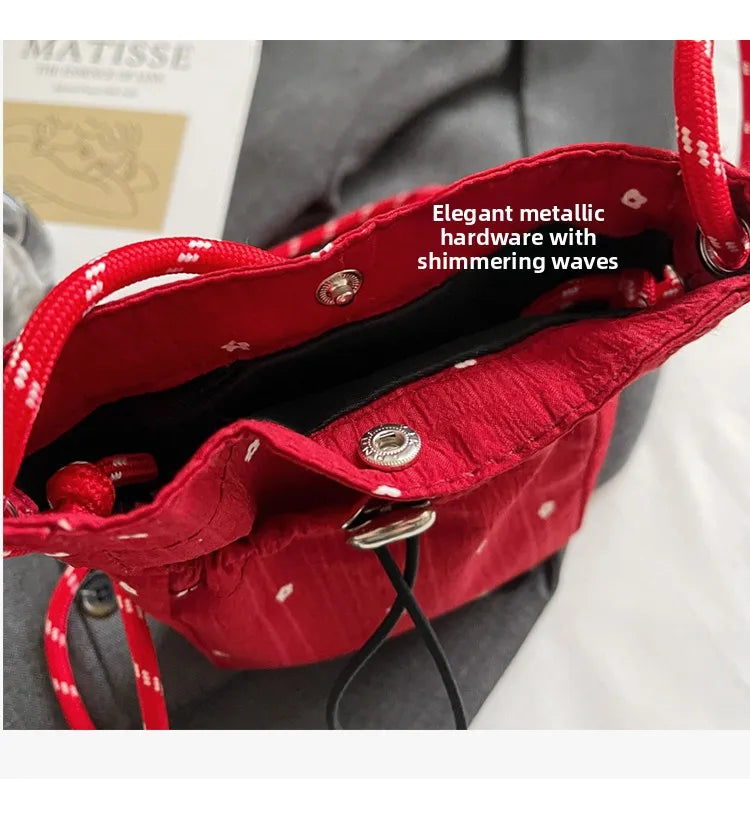 Girls Folded Crossbody Bag Mobile Phone Bag for Women
