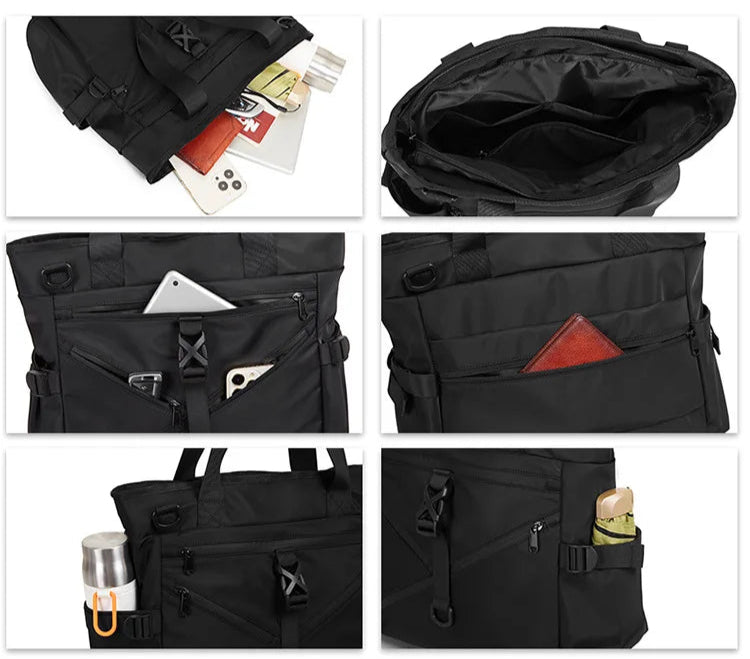 Cool Work Clothing Shoulder Bag Student Tutorial Bag Commuter Shoulder Crossbody Bag