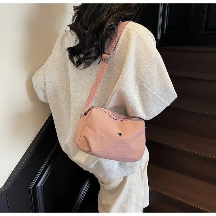 Multi-Layer Crossbody Bag Casual Versatile Cloth Bag