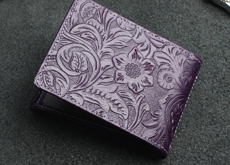 Handmade Genuine Leather Card Wallet Driver License Holder Credit Card Small Wallets Card Pocket