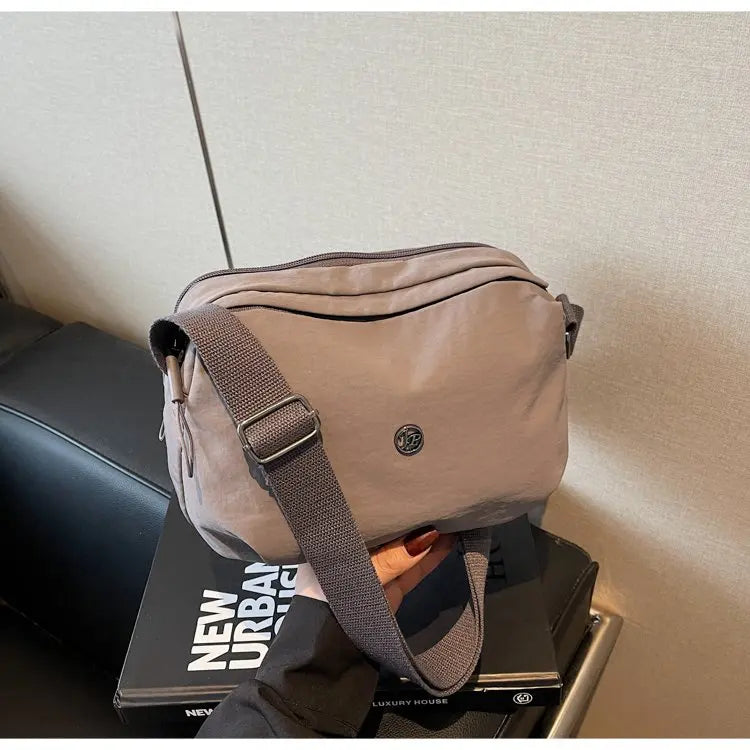 Multi-Layer Crossbody Bag Casual Versatile Cloth Bag