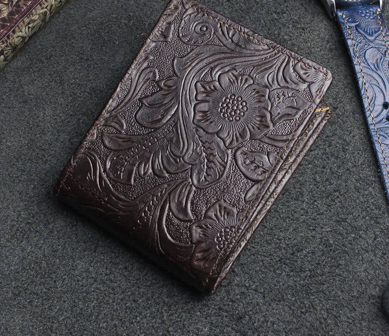 Handmade Genuine Leather Card Wallet Driver License Holder Credit Card Small Wallets Card Pocket
