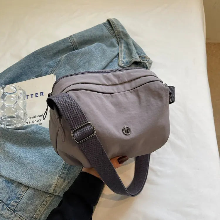 Multi-Layer Crossbody Bag Casual Versatile Cloth Bag