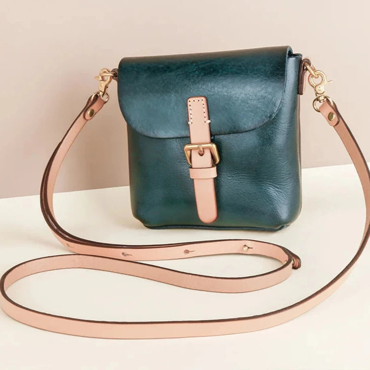 Leather Vintage Crossbody Women's Mobile Phone Messenger Bag