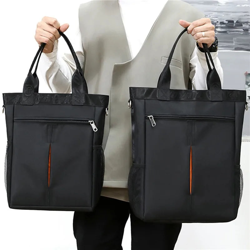 Men Shoulder Messenger Bag Oxford Cloth Material High Quality Multi-function Large Capacity Handbag
