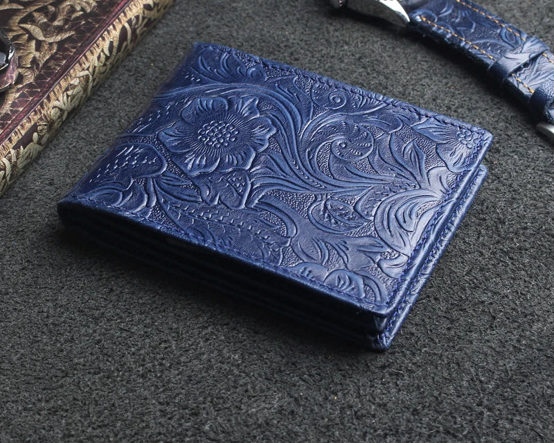 Handmade Genuine Leather Card Wallet Driver License Holder Credit Card Small Wallets Card Pocket