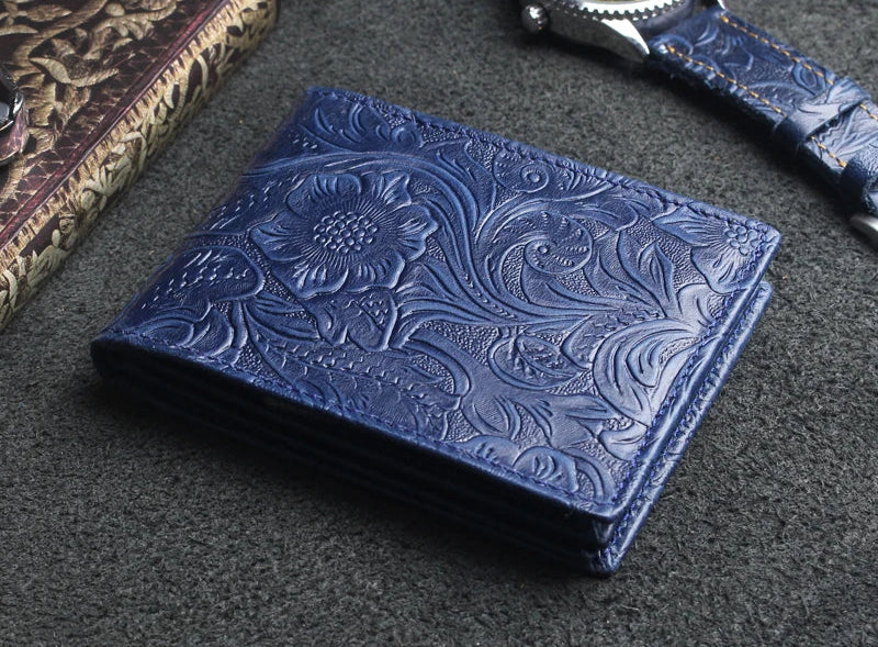Handmade Genuine Leather Card Wallet Driver License Holder Credit Card Small Wallets Card Pocket