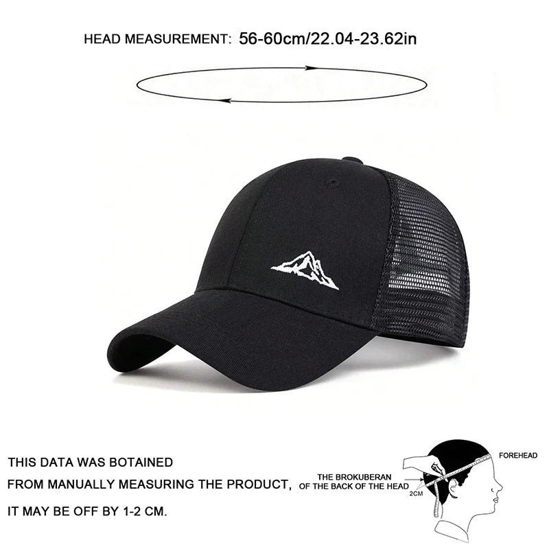 Embroidery Baseball Caps Summer Outdoor Adjustable Hats