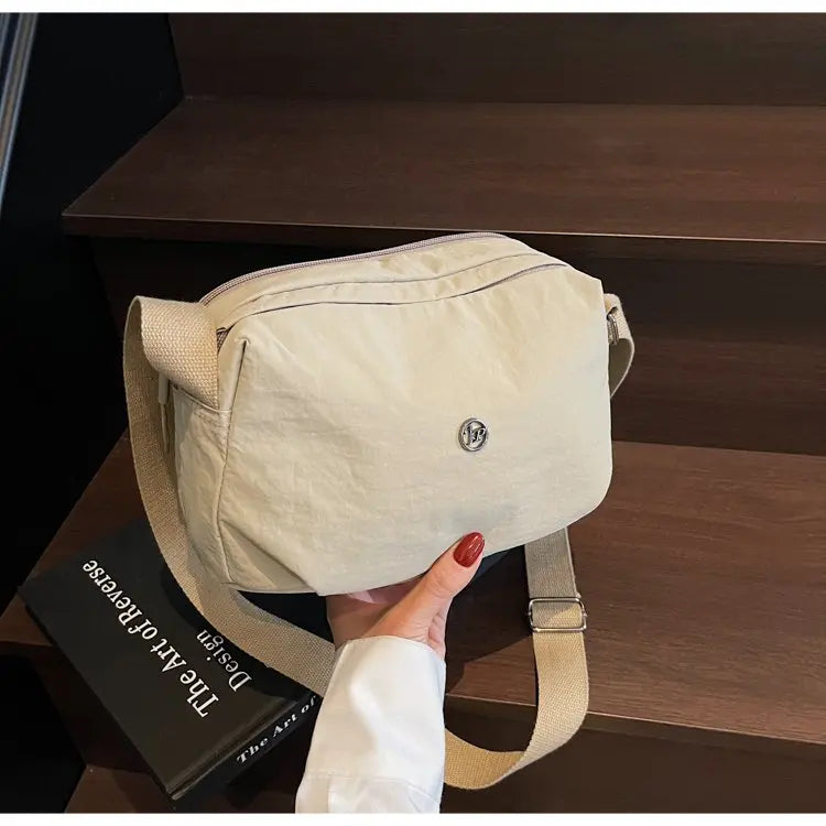 Multi-Layer Crossbody Bag Casual Versatile Cloth Bag