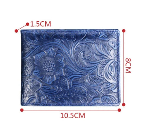 Handmade Genuine Leather Card Wallet Driver License Holder Credit Card Small Wallets Card Pocket