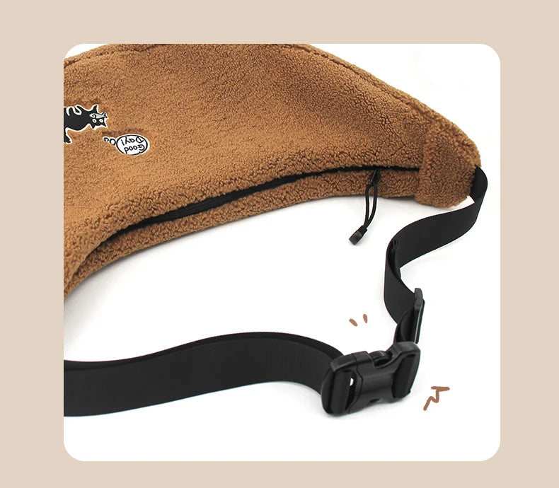 Good Day Women's Bag Plush Winter Shoulder Crossbody Fashion Trend Lightweight Bags