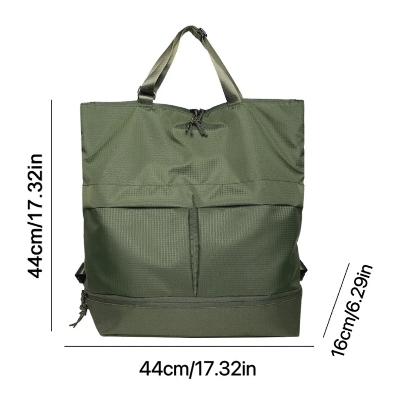 Unisex Large Capacity Nylon Backpack Men Waterproof Sports Bag Women Casual Travel
