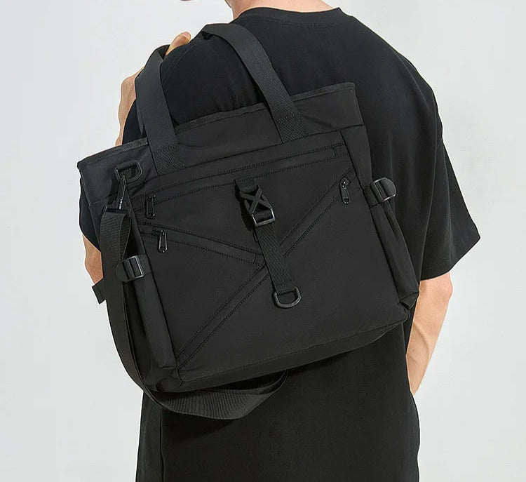 Cool Work Clothing Shoulder Bag Student Tutorial Bag Commuter Shoulder Crossbody Bag