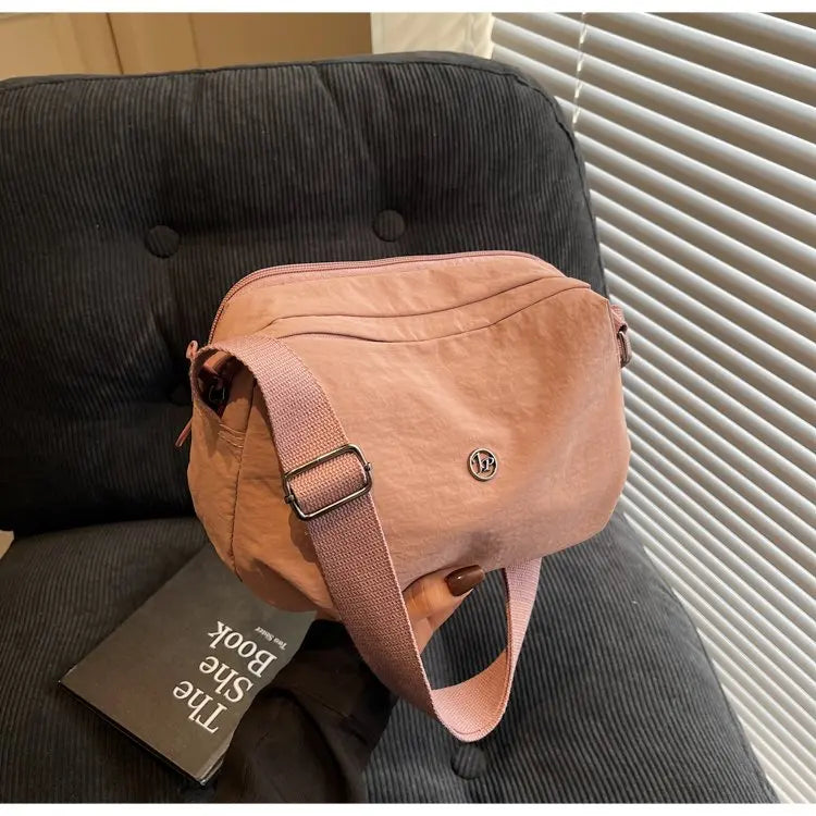 Multi-Layer Crossbody Bag Casual Versatile Cloth Bag