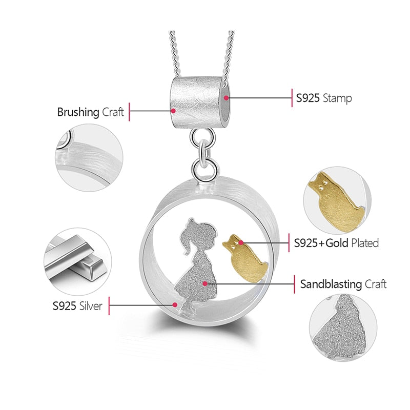 925 Sterling Silver Jewelry Pendant without Necklace for Women Gift