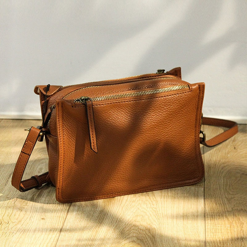 Small Cross Body Shoulder Bag Ladies Cow Genuine Leather Crossbody Bags for Women