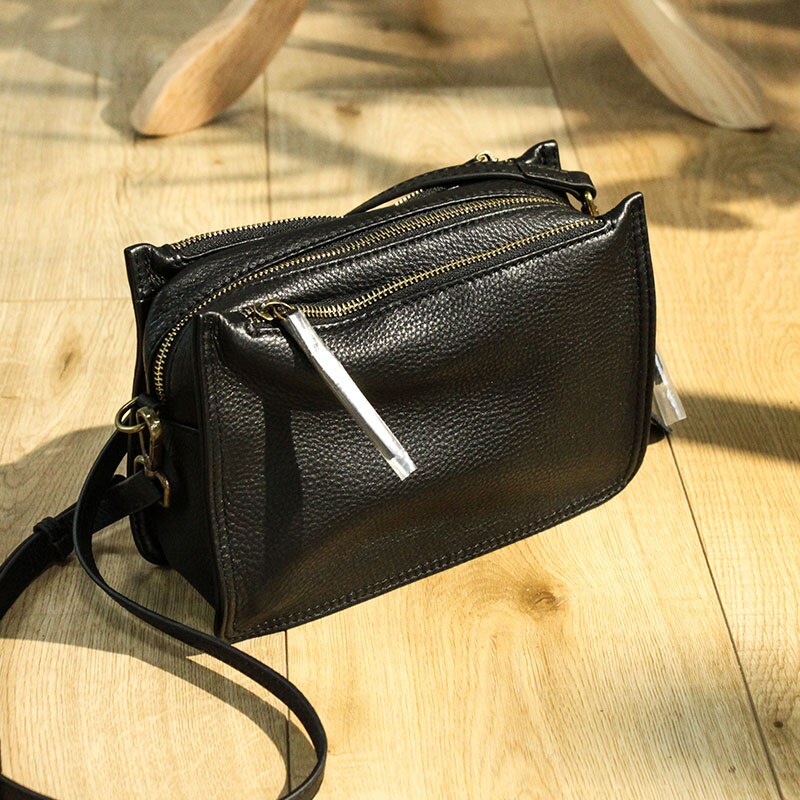Small Cross Body Shoulder Bag Ladies Cow Genuine Leather Crossbody Bags for Women