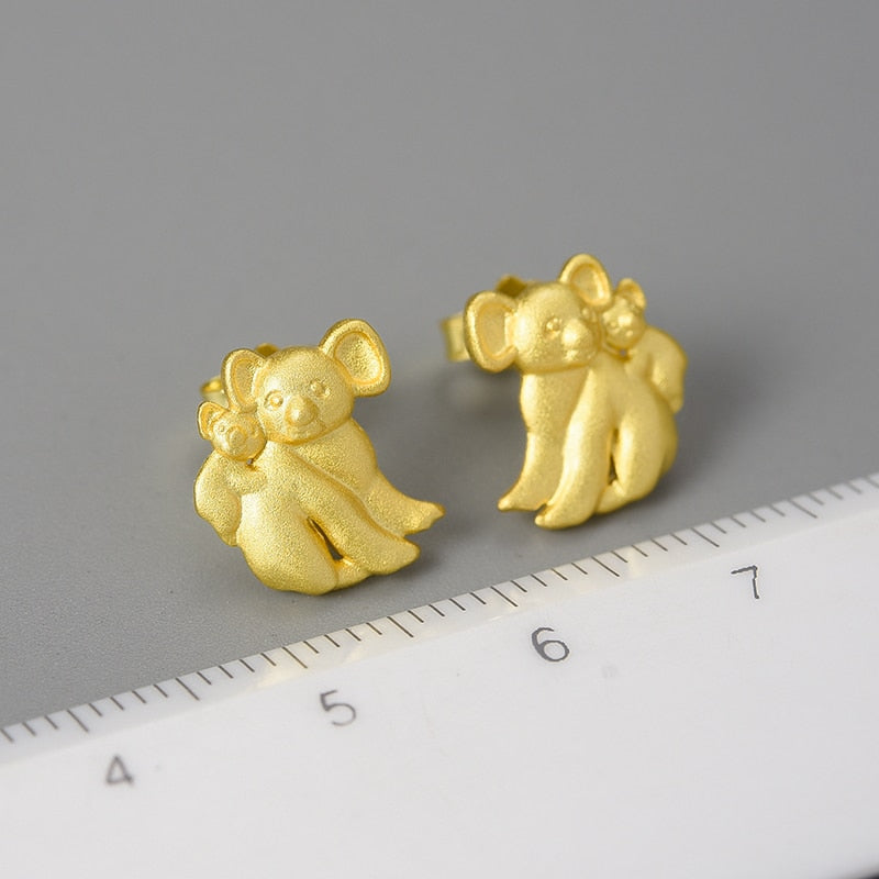 Cute Stud Earrings for Women 925 Sterling Silver Animal Fashion Jewelry