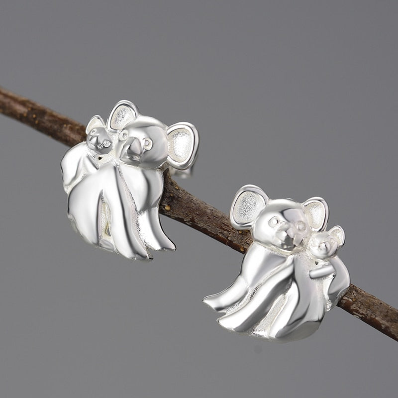 Cute Stud Earrings for Women 925 Sterling Silver Animal Fashion Jewelry
