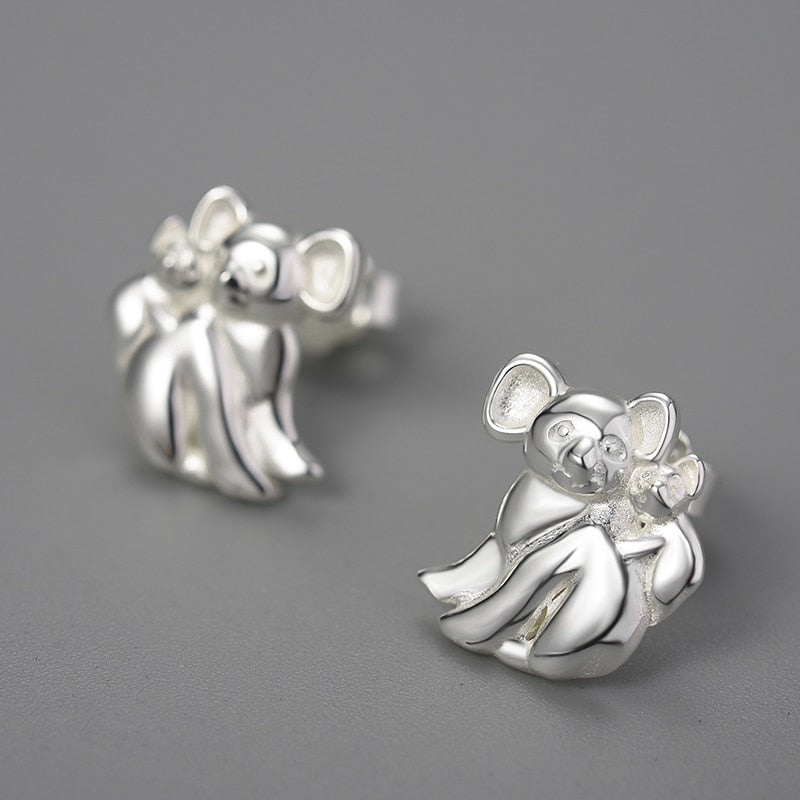 Cute Stud Earrings for Women 925 Sterling Silver Animal Fashion Jewelry