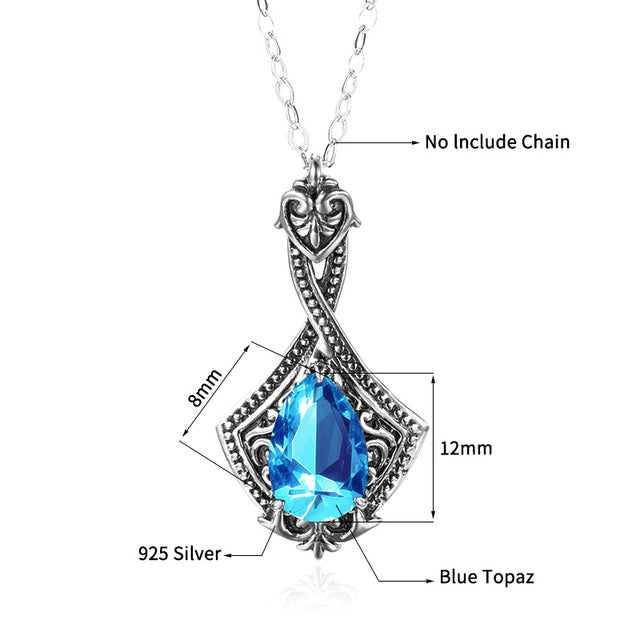 Peridot Pendant Water Drop Green Gemstone Jewelry
