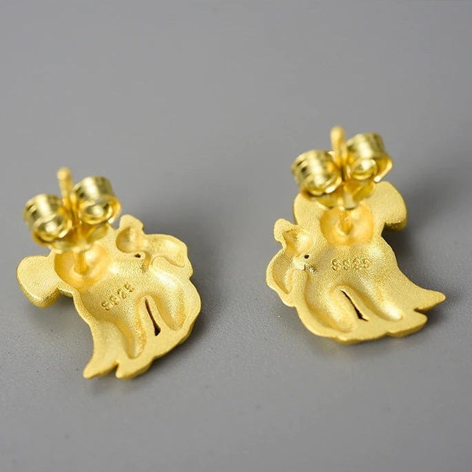 Cute Stud Earrings for Women 925 Sterling Silver Animal Fashion Jewelry