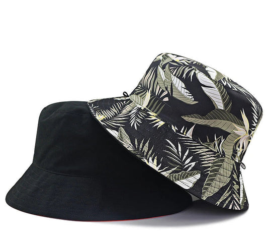Fisherman Hat Summer Beach Cotton Bucket Hat Sun Cap Big Head Men