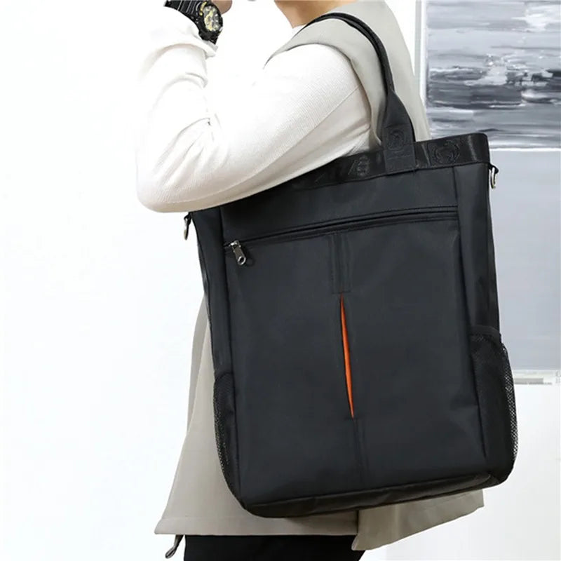 Men Shoulder Messenger Bag Oxford Cloth Material  High Quality Multi-function Large Capacity Handbag