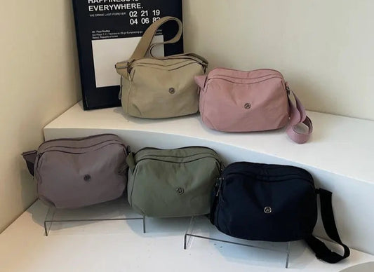 Multi-Layer Crossbody Bag Casual Versatile Cloth Bag