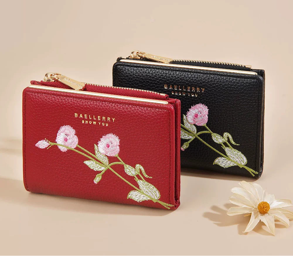 Women Wallets Simple Card Holder Zipper Female Coin Purse Slim Card Bag For Girls