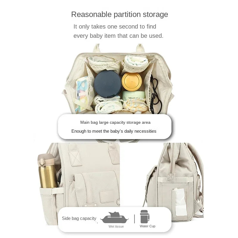 Mummy Bag Backpack Waterproof Storage Handbag Outdoor Travel Mommy Maternity Bag For Baby Stuff