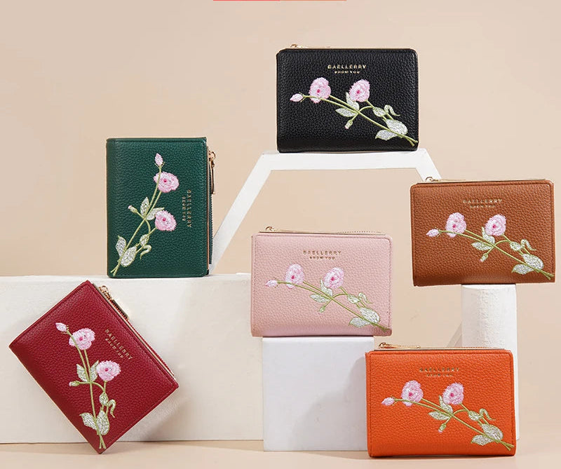 Women Wallets Simple Card Holder Zipper Female Coin Purse Slim Card Bag For Girls