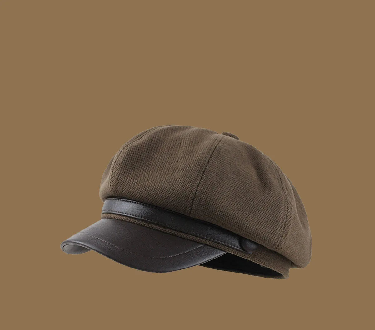 Autumn and Winter Women's Warm Duck Tongue Beret Elegant Artistic Painter Octagonal Hat Cap